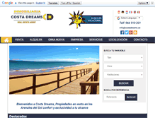 Tablet Screenshot of costadreams.es